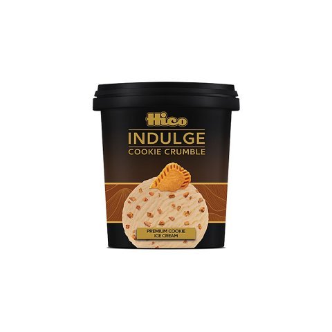 Hico Indulge Cookie Crumble Ice Cream Family Pack, 500ml