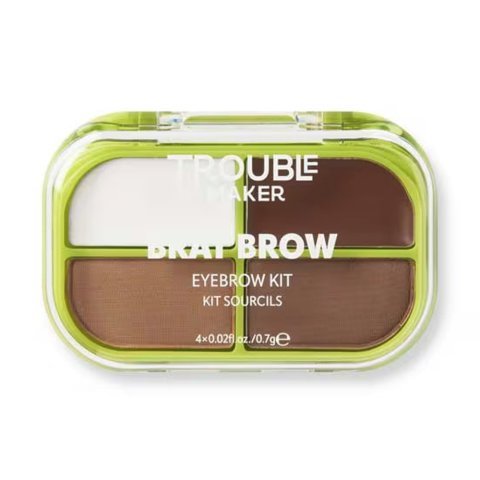 Trouble Maker Brat Brow Kit, Medium Brown, 4 X 0.7g