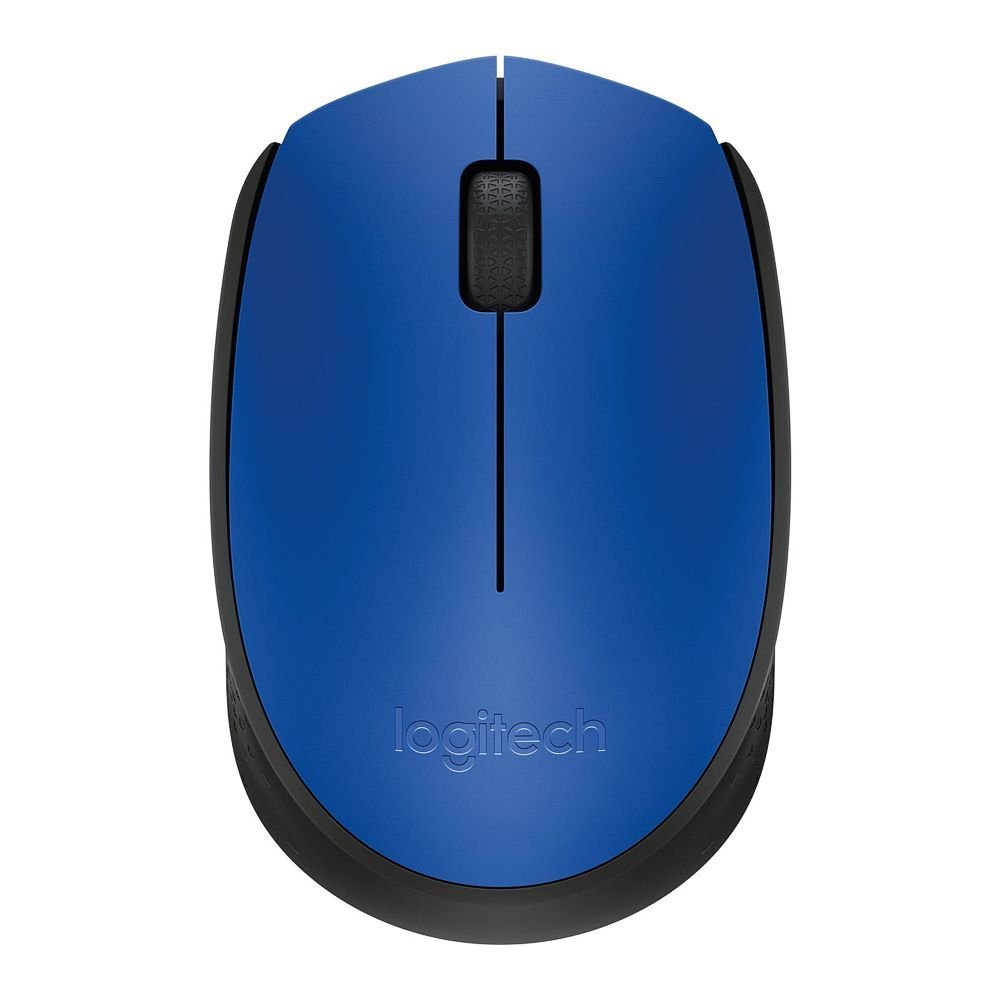 Logitech Wireless Mouse, Black/Blue, M171
