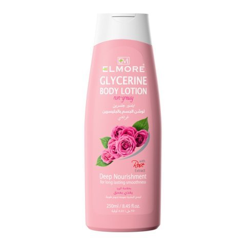 Elmore Deep Nourishment Glycerine Rose Extract Body Lotion, 250g