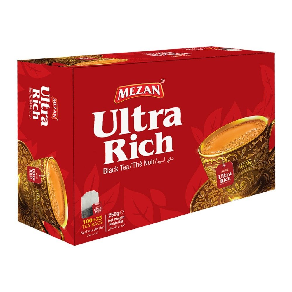 Mezan Chai Ultra Rich Tea Bag, 250g, 100-Pack