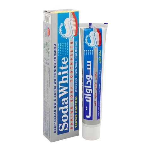 Soda White Baking Soda Tartar Control Toothpaste, 65g