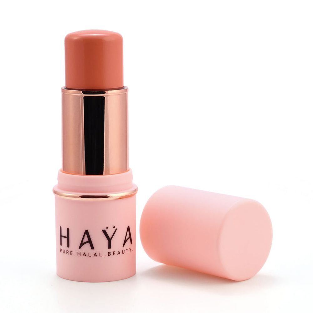 Haya Pure Halal Beauty Multi-Use Waterproof Blush Stick, 04 Terracota, 6.3g