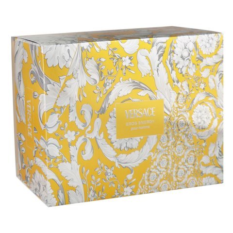 Versace Eros Flame Perfume Set, For Men, Eau De Parfum 100ml + Eau De Parfum 10ml + Pouch