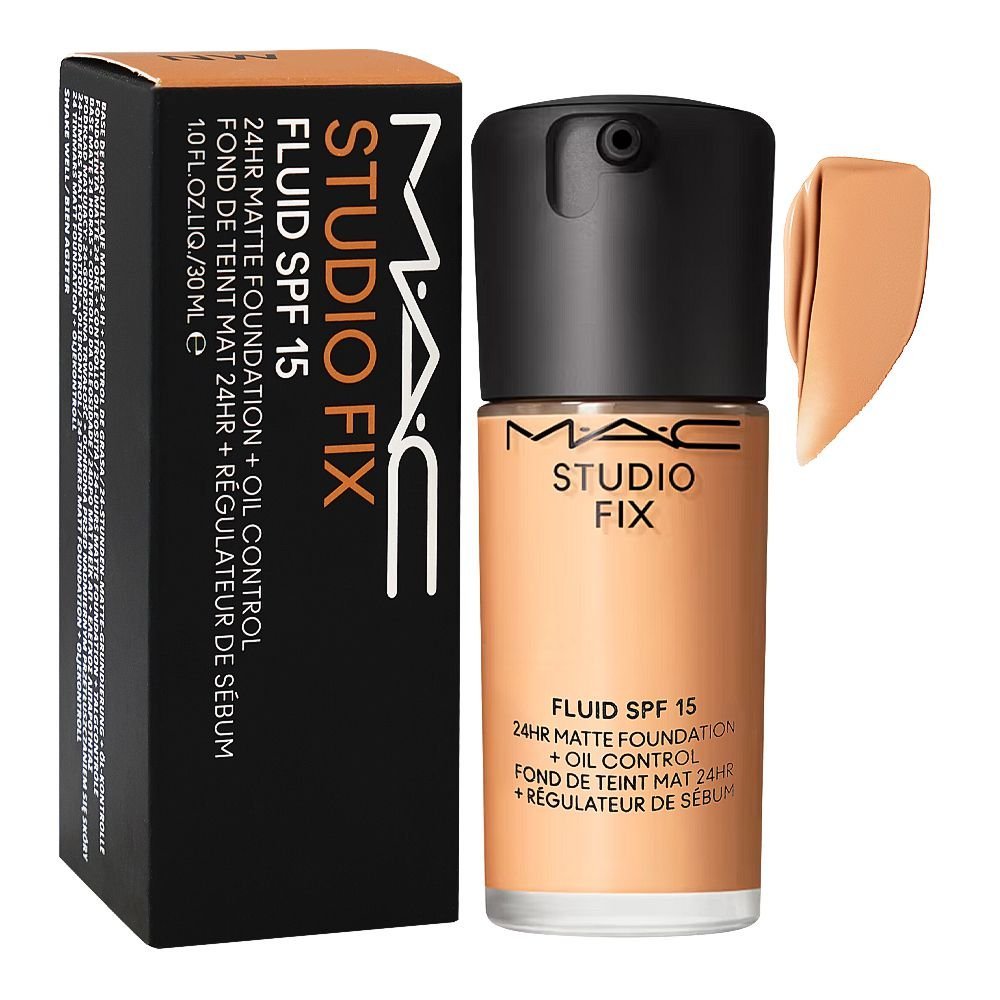 Mac Studio Fix Fluid SPF15 24HR Matte Foundation, NC25, 30ml