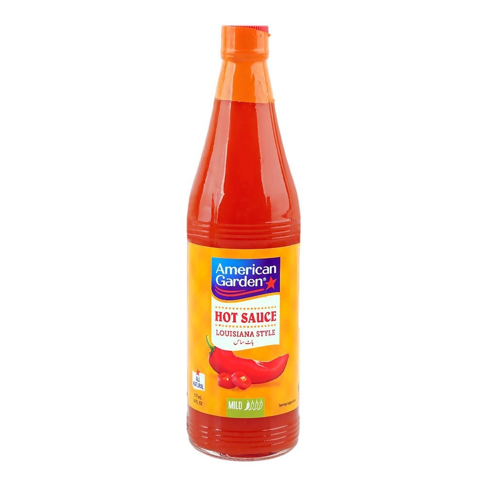 American Garden Louisiana Style Hot Sauce, Mild, 177ml