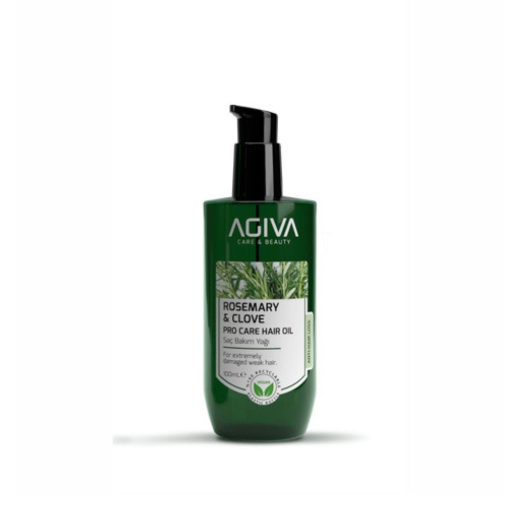 Agiva Care & Beauty Rosemary & Clove Pro Care Hair Oil, For Hair Loss, 100ml