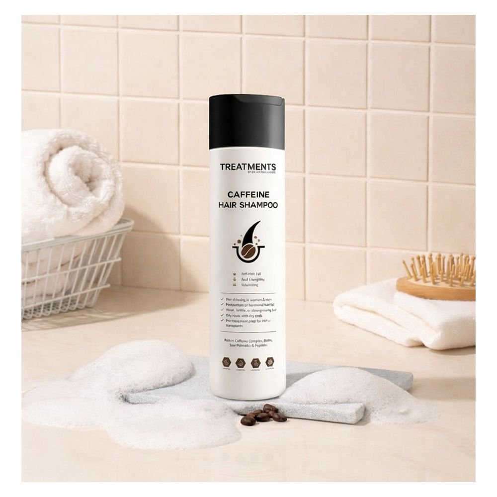 Treatments Caffeine Hair Shampoo, Niacinamide, Biotin, For All Types Of Hair, 250ml