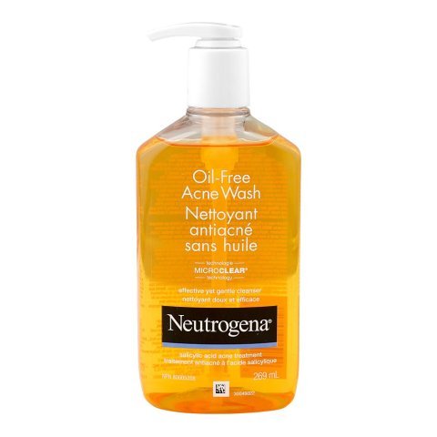 Neutrogena Oil-Free Micro Clear Acne Face Wash, Salicylic Acid, For Acne Prone Skin, 269ml