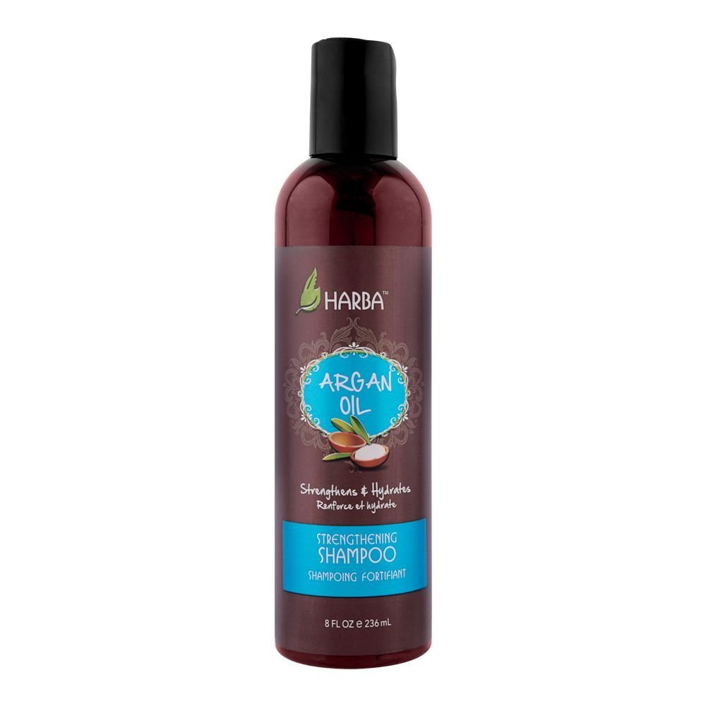 Max Fair Harba Argan Oil Strengthening Shampoo, For All Types Of Hair, 236ml