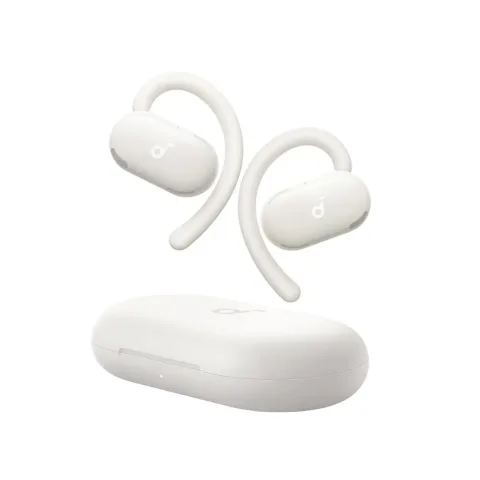 Anker Soundcore V20I Open-Ear True Wireless Earbuds, IP55 Water Resistant, 36 Hours Playtime, White, A3876H21