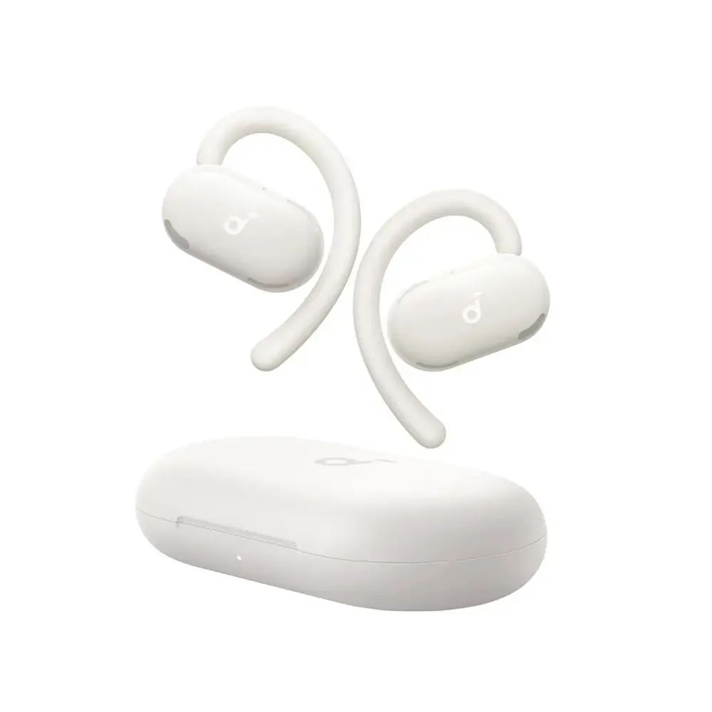 Anker Soundcore V20I Open-Ear True Wireless Earbuds, IP55 Water Resistant, 36 Hours Playtime, White, A3876H21