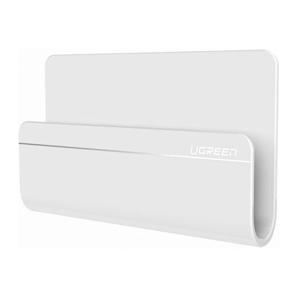 UGreen Adhesive Wall Mount Cell Phone Charging Holder, White, 30394