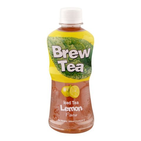 Brew Tea Ice Tea Lemon Flavour, 350ml Bottle