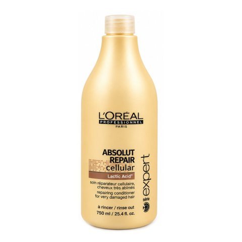 L'Oreal Professionnel Serie Expert Absolut Repair Cellular Lactic Acid Conditioner, Lactic Acid, For Very Damaged Hair, 750ml