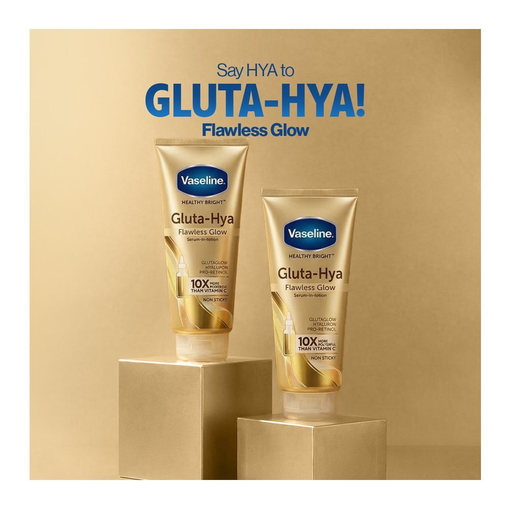Vaseline Essential Even Tone Gluta-Hya Flawless Glow Serum Burst Lotion, 200ml