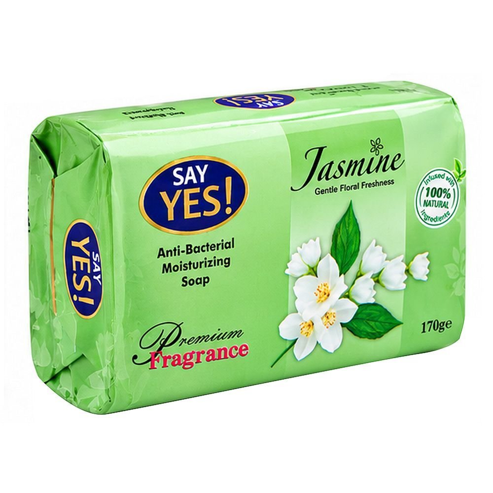 Say Yes! Jasmine Anti-Bacterial Moisturizing Soap, 170g
