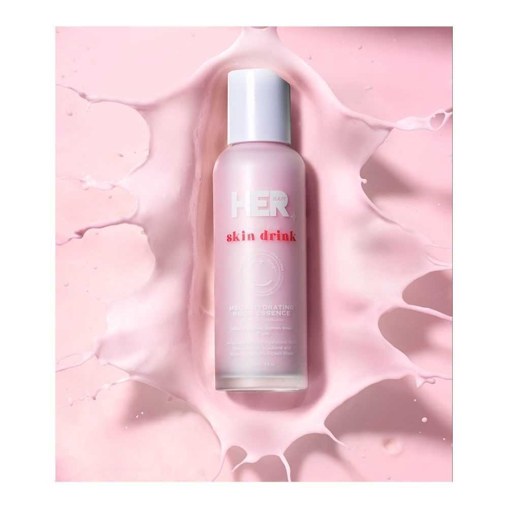 Her Beauty Skin Drink Mega Hydrating Rose Essence 2-In-1 Toner + Moisturizer, 120ml