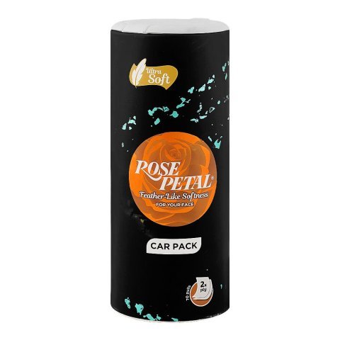 Rosepetal Car Pack Tissue, 2 X Ply, 70-Pack (Assorted Colors)