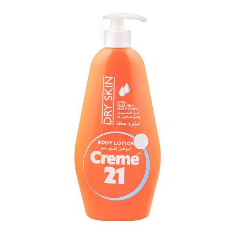 Creme 21 Dry Skin Aloe Vera & Vitamin E Body Lotion, 600ml