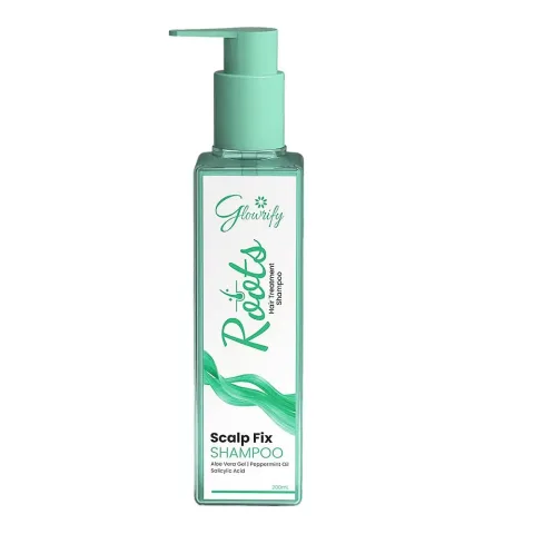 Glowrify Roots Scalp Fix Shampoo, Salicylic Acid, Aloe Vera, For Dandruff, 200ml