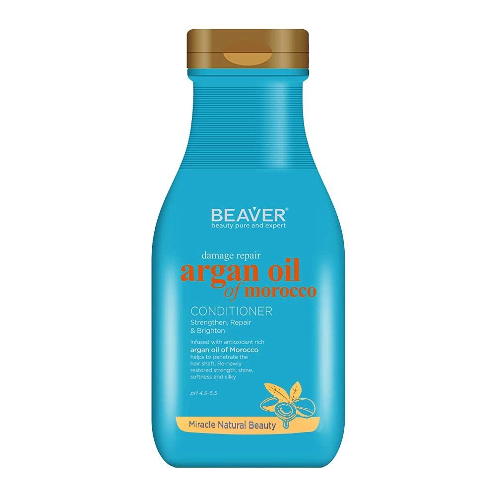 Beaver Argan Oil Of Morocco Damage Repair Conditioner, Sulfate Free, 350ml