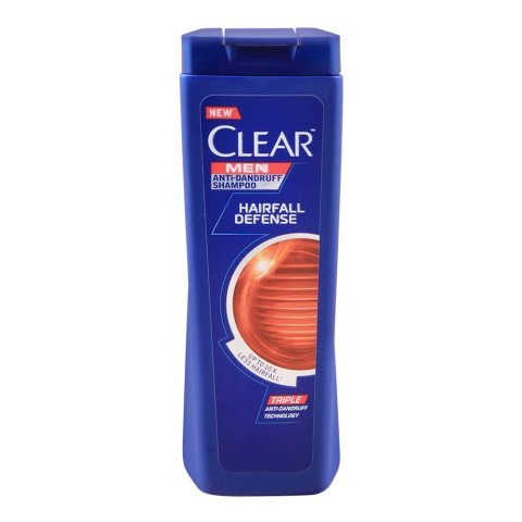 Clear Men Hair Fall Defense Anti-Dandruff Shampoo, 185ml