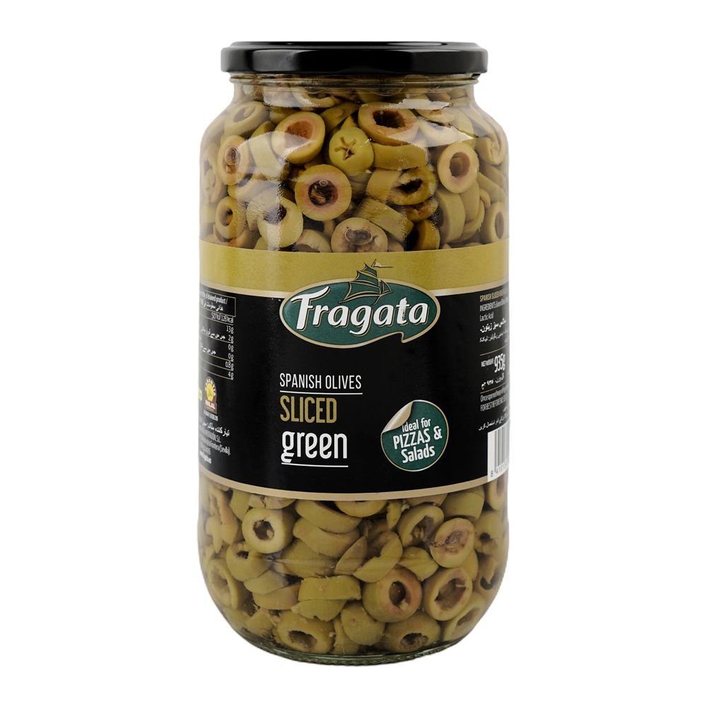 Fragata Green Sliced Olives, 935g