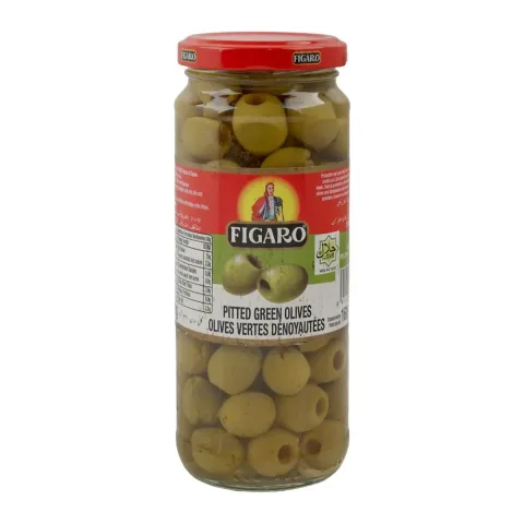 Figaro Pitted Green Olives, 340g
