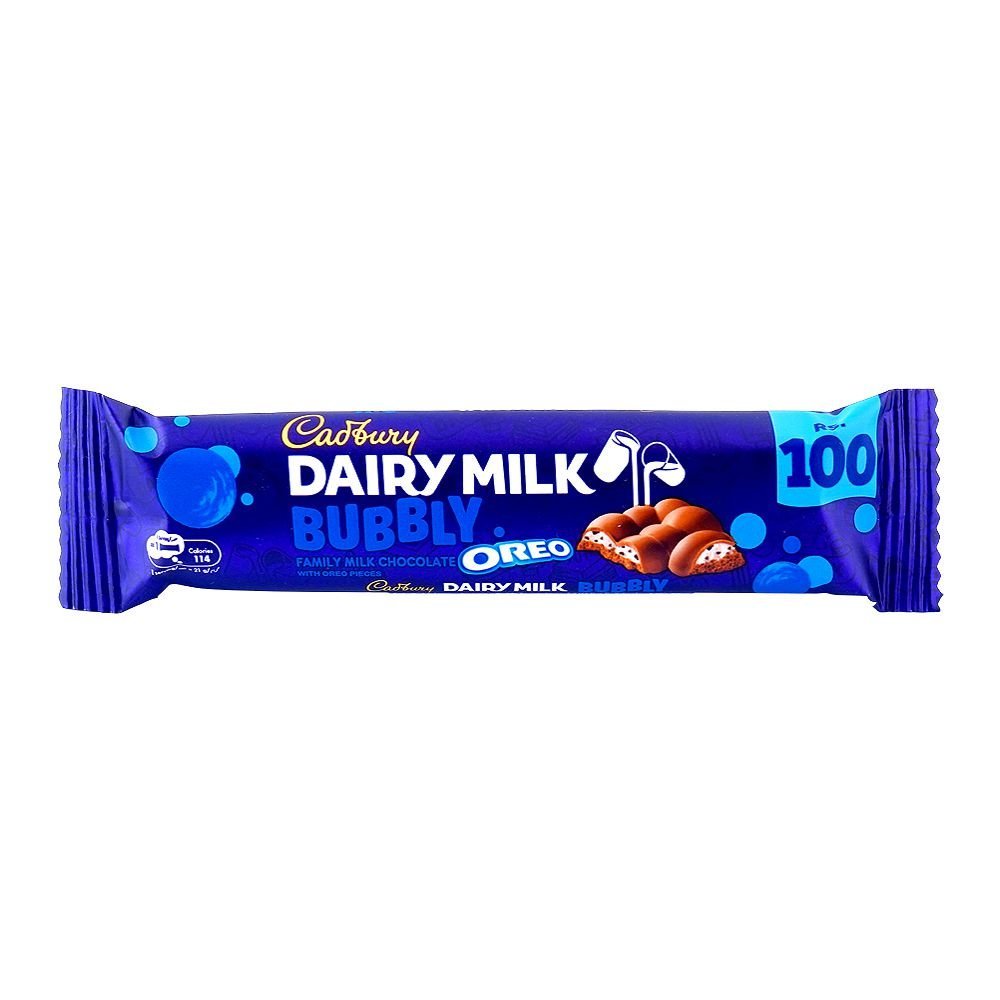 Cadbury Bubble Oreo Dairy Milk Chocolate, 21g
