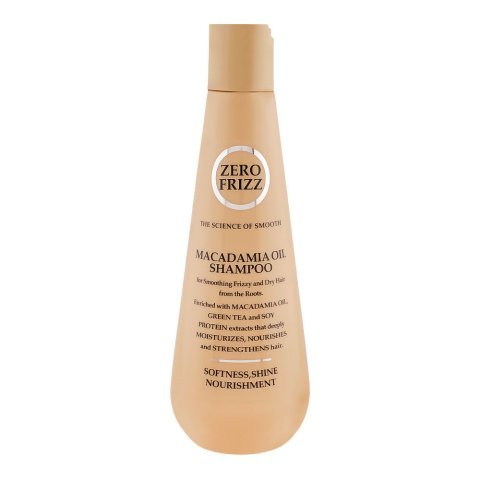 Zero Frizz Macadamia Oil Shampoo, For Softness & Shiny Hair, 355ml