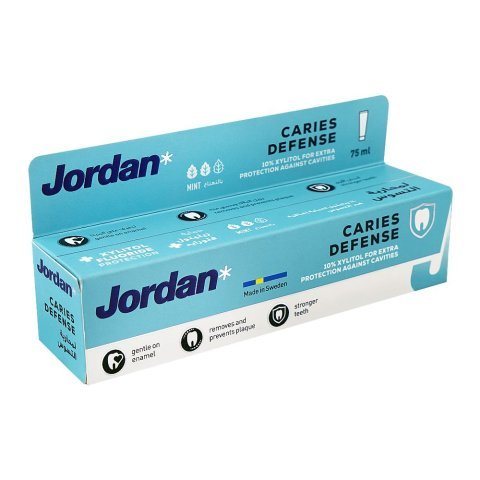 Jordan Caries Defense Toothpaste, Vegan, 75ml