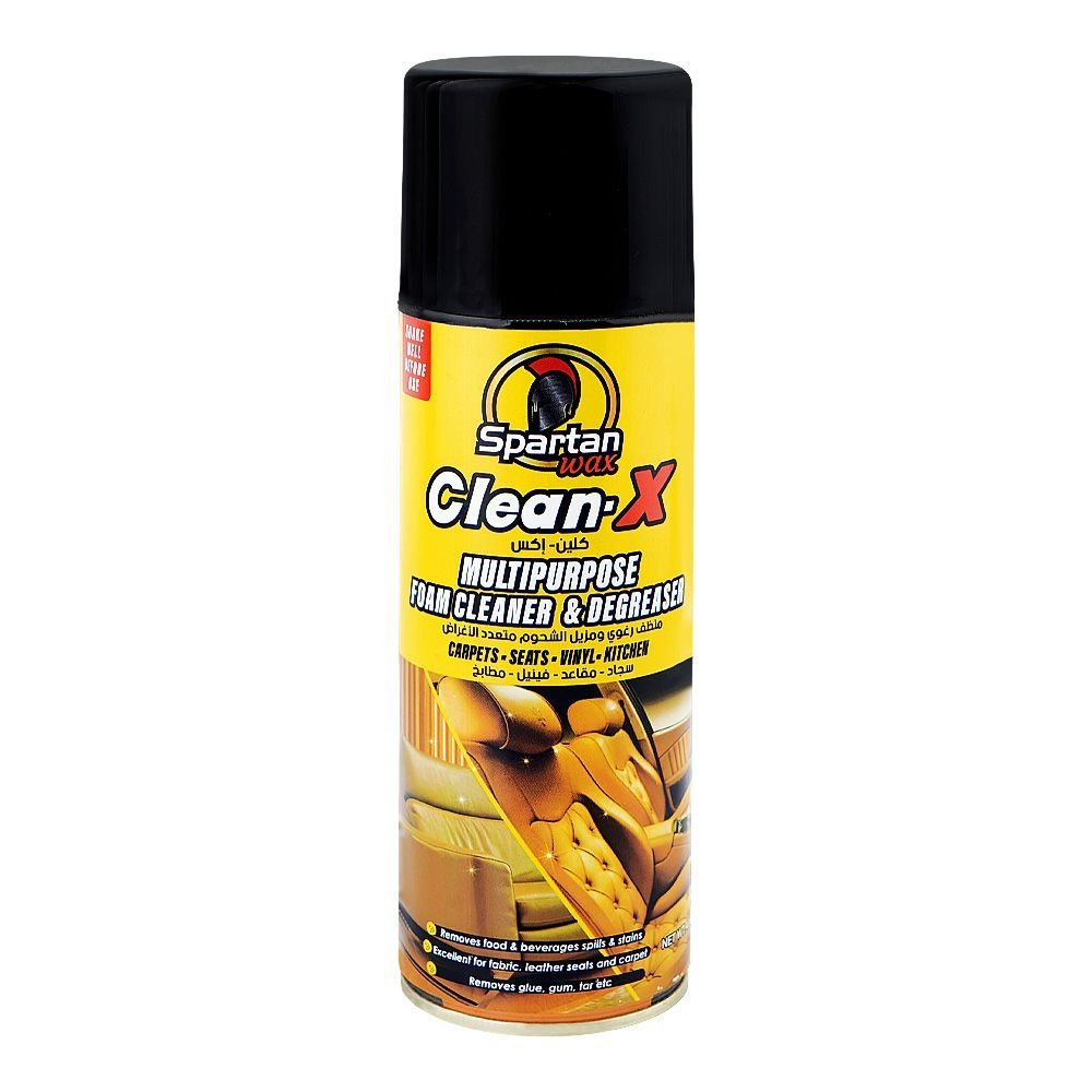 Spartan Wax Clean-X Multi-Purpose Foam Cleaner & Degreaser, 400g