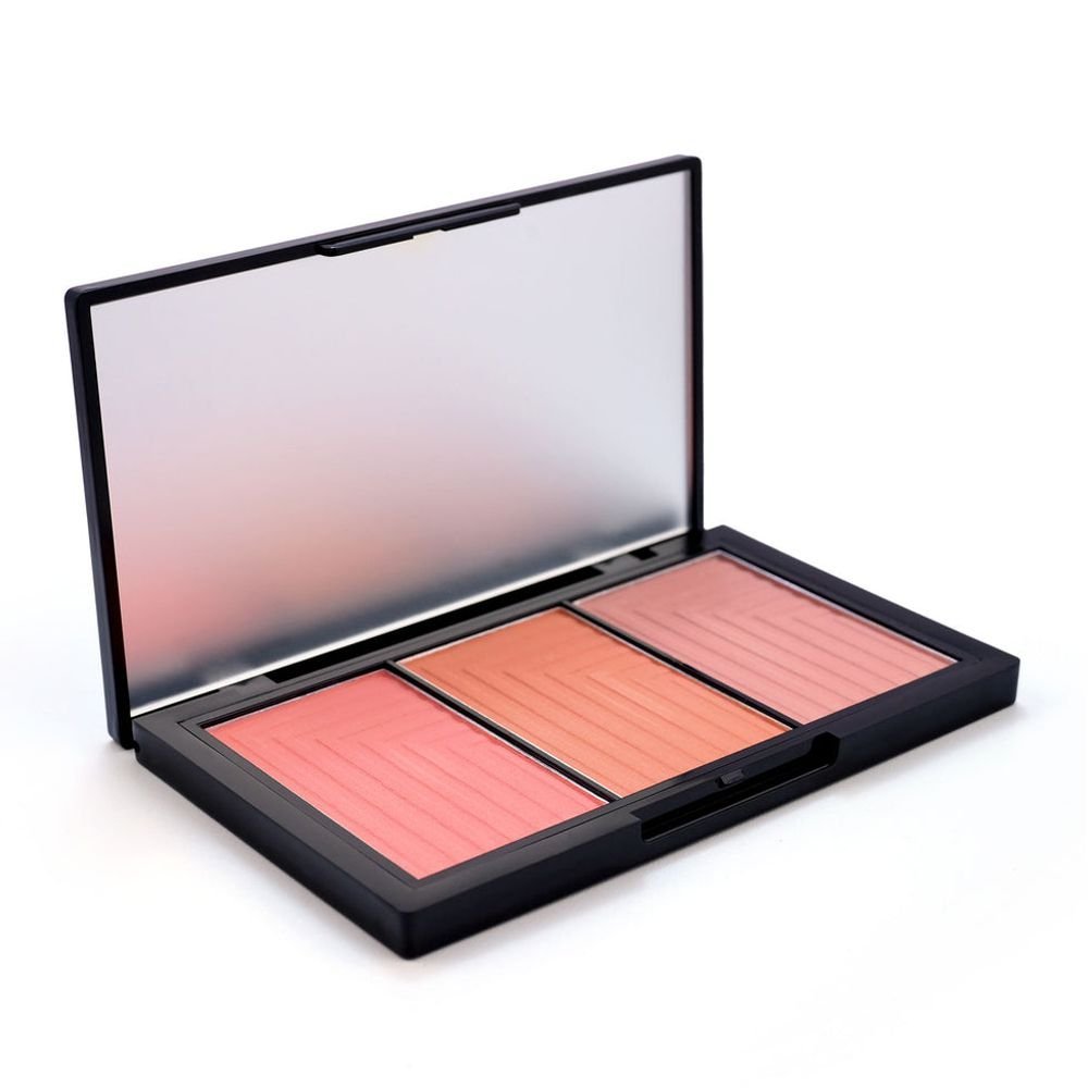 Haya Pure Halal Beauty Waterproof Blush Palette, 3-Pack, SHP01