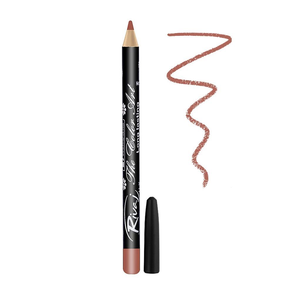 Rivaj UK The Color Art Waterproof Lip & Eye Pencil, 41 Poppy