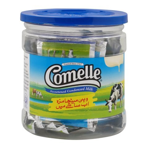 Comelle Sweetened Condensed Milk Jar, 20-Pack