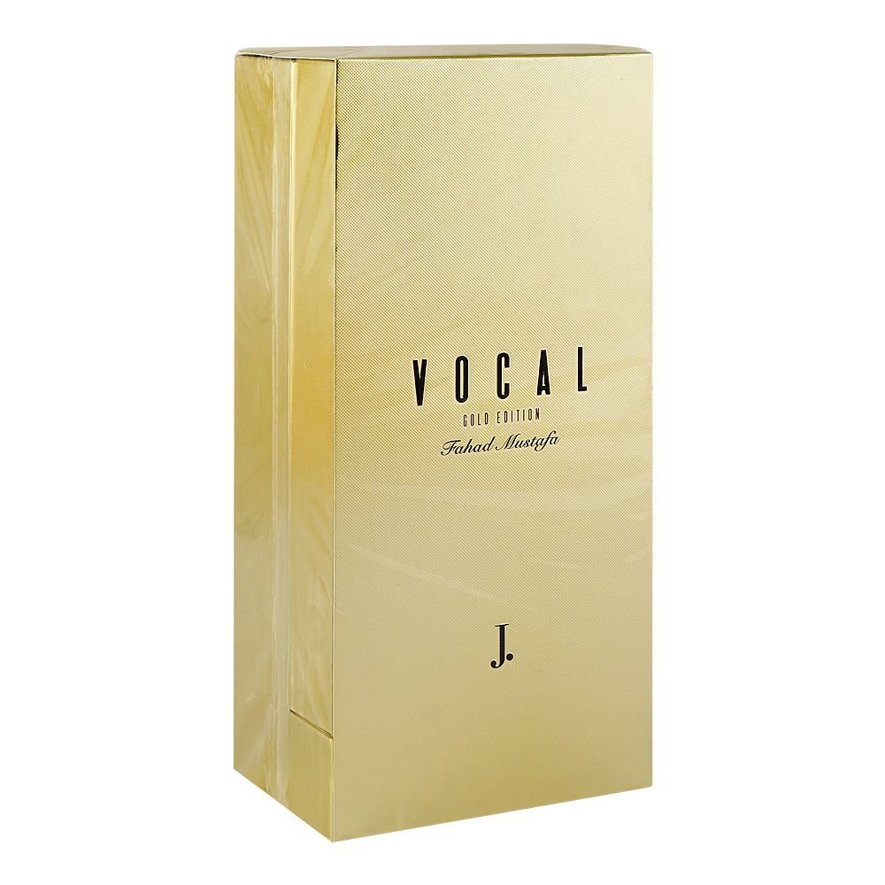 Junaid Jamshed J. Vocal Gold Edition Fahad Mustafa, Eau De Parfum, For Men, 75ml