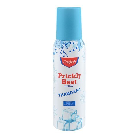 English Prickly Heat Thanda Cooling Body Spray, 120ml