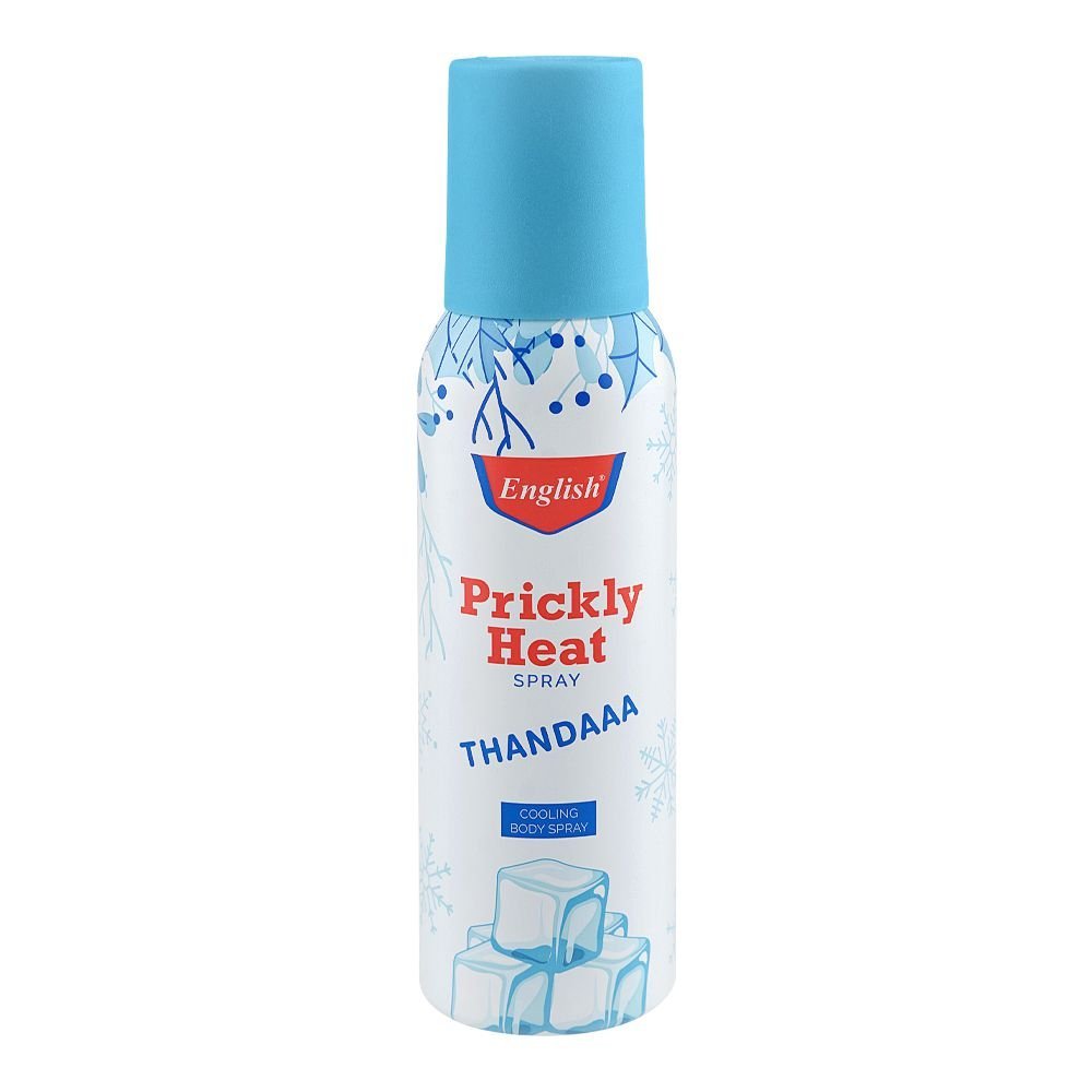 English Prickly Heat Thanda Cooling Body Spray, 120ml