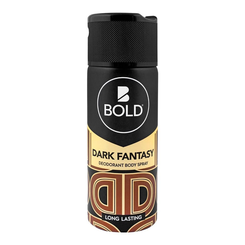 Bold Dark Fantasy Long Lasting Deodorant Body Spray, For Men, 150ml