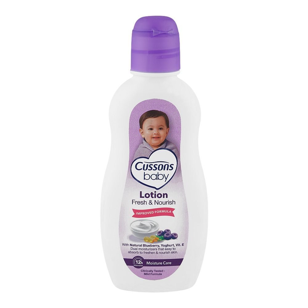 Cussons Baby Fresh & Nourish Lotion, Vitamin E, 200g
