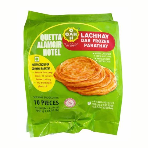 Quetta Alamgir Lachhay Dar Frozen Paratha, 10-Pack
