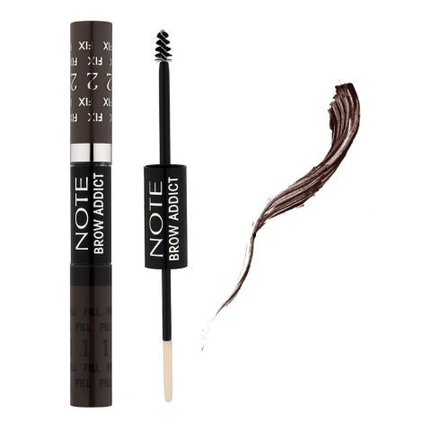 J. Note Brow Addict Tint & Shaping Gel, 04 Grey Brown