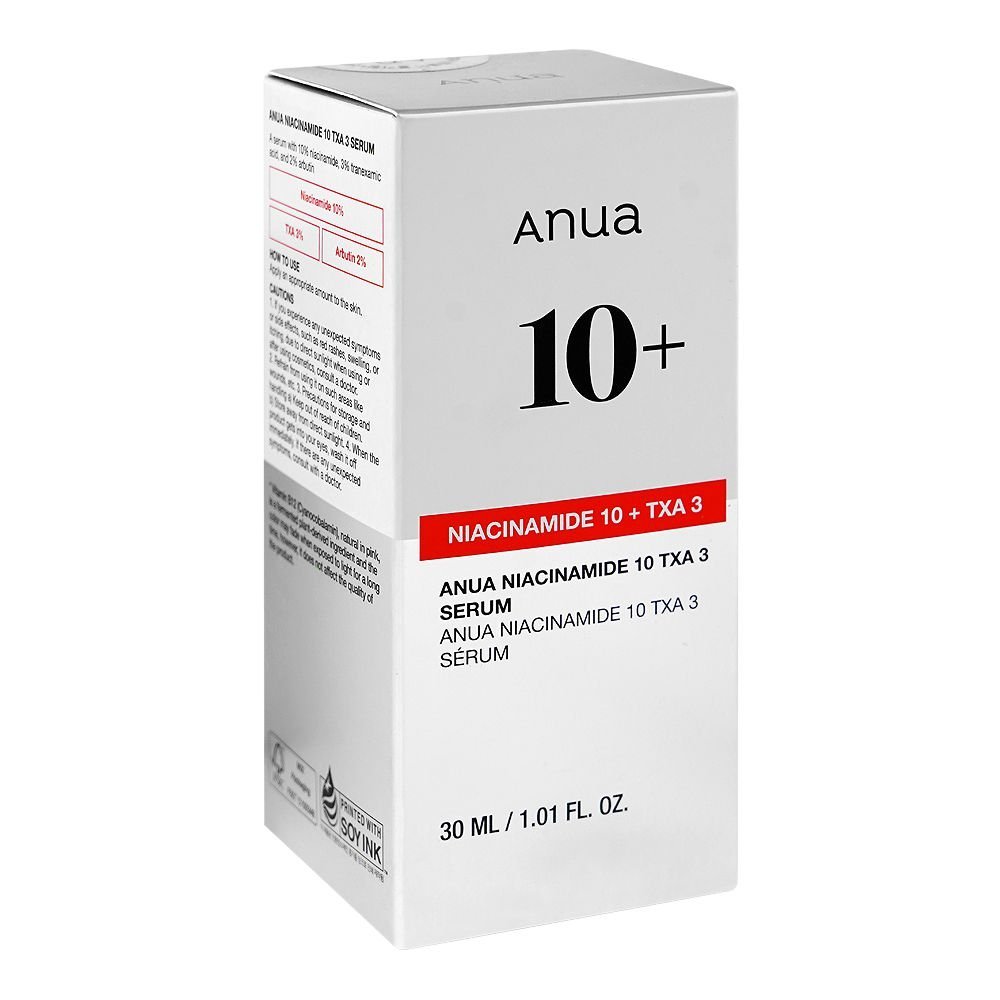 Anua Serum Niacinamide 10% + TXA 3% + Arbutin 2%, For Radiant Skin, 30ml