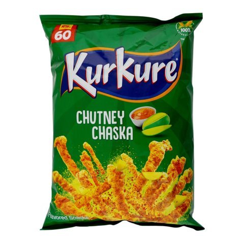Kurkure Chutney Chaska Chips, 56g