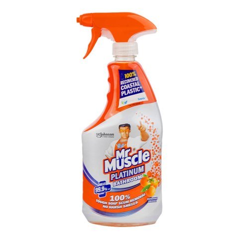 Mr. Muscle Platinum Bathroom Cleaner Trigger Spray, 750ml