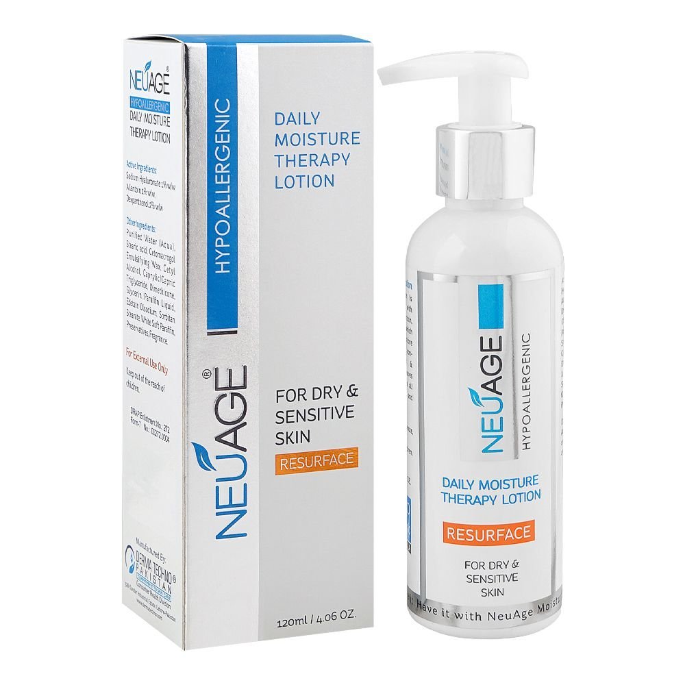 Derma Techno Neuage Daily Moisture Therapy Lotion, Sodium Hyaluronate, For Dry & Sensitive Skin, 120ml