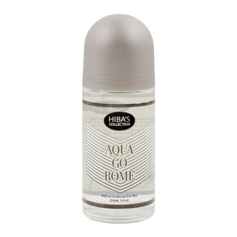 Hiba's Collection Aqua Go Rome Roll On, For Men, 60ml