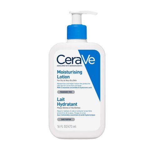 CeraVe Fragrance Free Moisturising Lotion, Dry To Very Dry Skin, 473ml