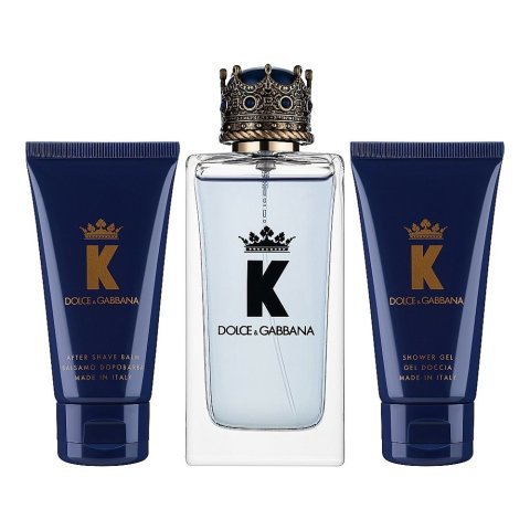 Dolce & Gabbana K Gift Set: 100ml Eau de Toilette+50ml After Shave+50ml Shower Gel, For Men, 3-Pack